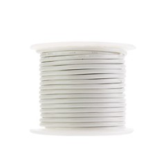 14 AWG Gauge Solid THHN Wire White 50 ft 0.102″ 600 Volts Building Wire