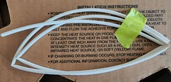 WHITE Heat Shrink Tubing, 1/8″, 3 FT, QRP, Antenna, Tuner, Raychem, Made In USA