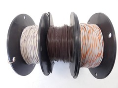 *Lot of 3* Allied Wire & Cable Wire Spool Reels 07-20-10T-1, 9921-9, 07-20-10…