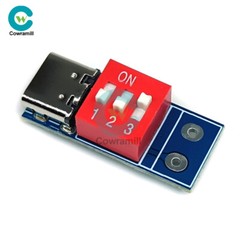 PD Decoy Fast Charging Trigger Module Adjustable Voltage 5V 9V 12V 20V Type-C 5A
