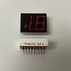 MAN6730 7 SEGMENT RED LED DISPLAY 18 PIN x1PC