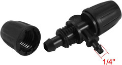10Pcs 3/8” to 1/4” Tee Barb 3-Way Drip Irrigation Watering Tubing Connecting C