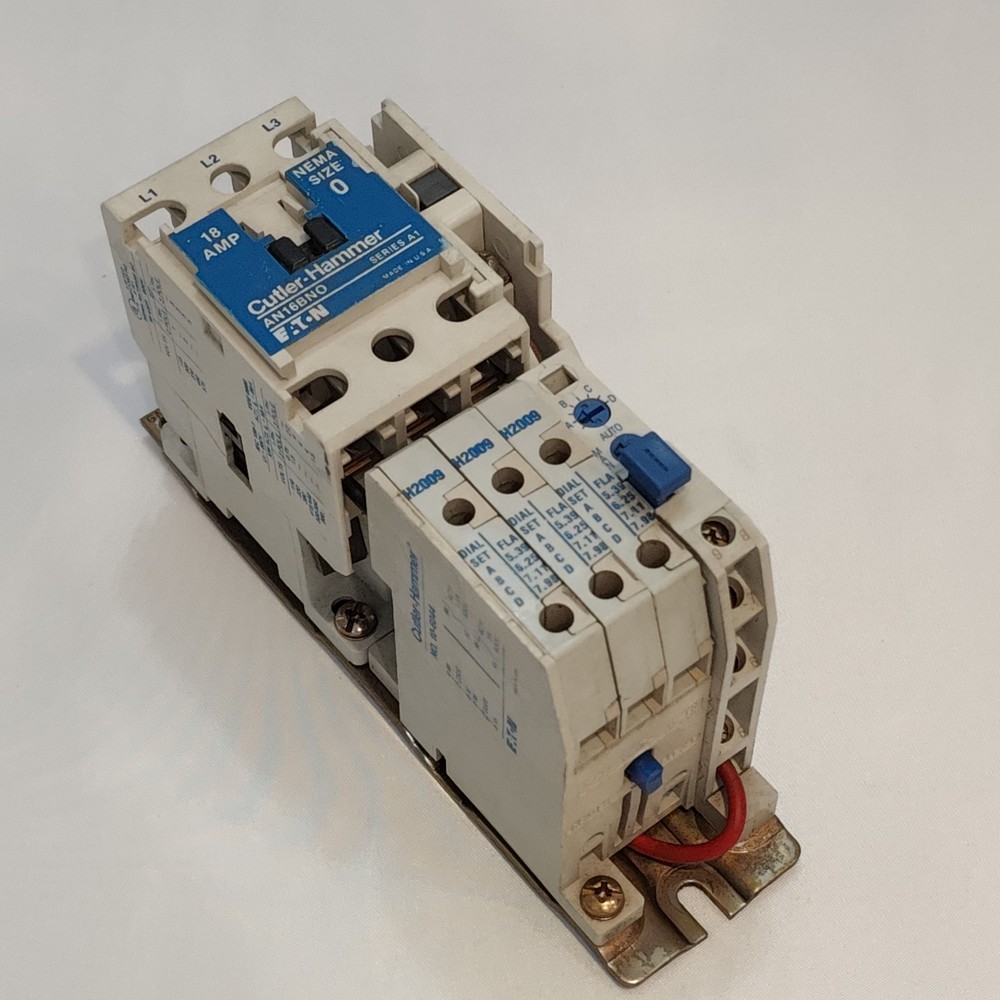 Cutler Hammer AN16BN0 Size 0 , Series A1 , 18 Amp With Aux Contact and Heaters