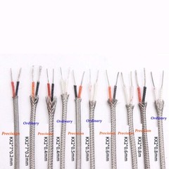 Type K Thermocouple Compensating cable Extension Lead Wire Shielded HIGH TEMP