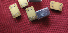 vintage NEL Gold Lot of 7 Chips