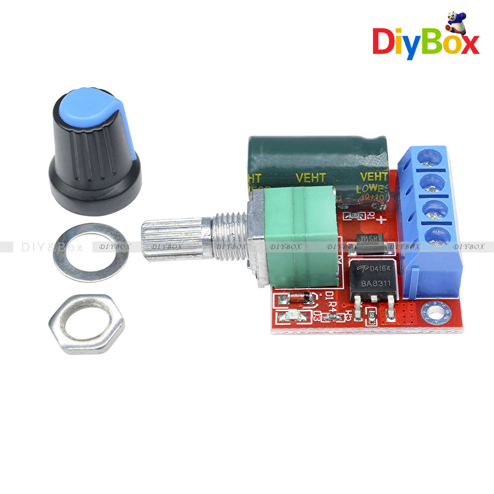 DC 3-35V/4.5-35V 5A Motor PWM Speed Controller Speed Control Switch LED Dimmer