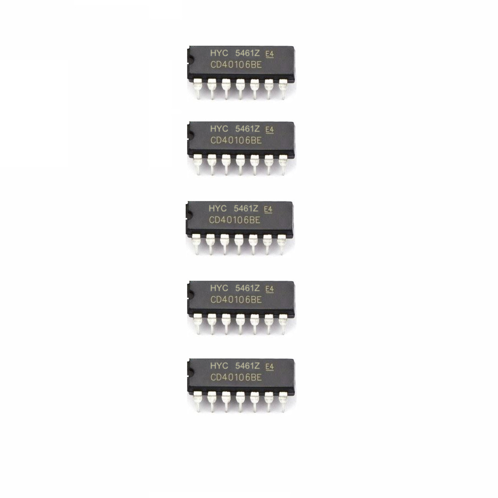 CD40106BE CD40106 DIP-14 40106 HEX Six Schmitt Trigger Inputs USA