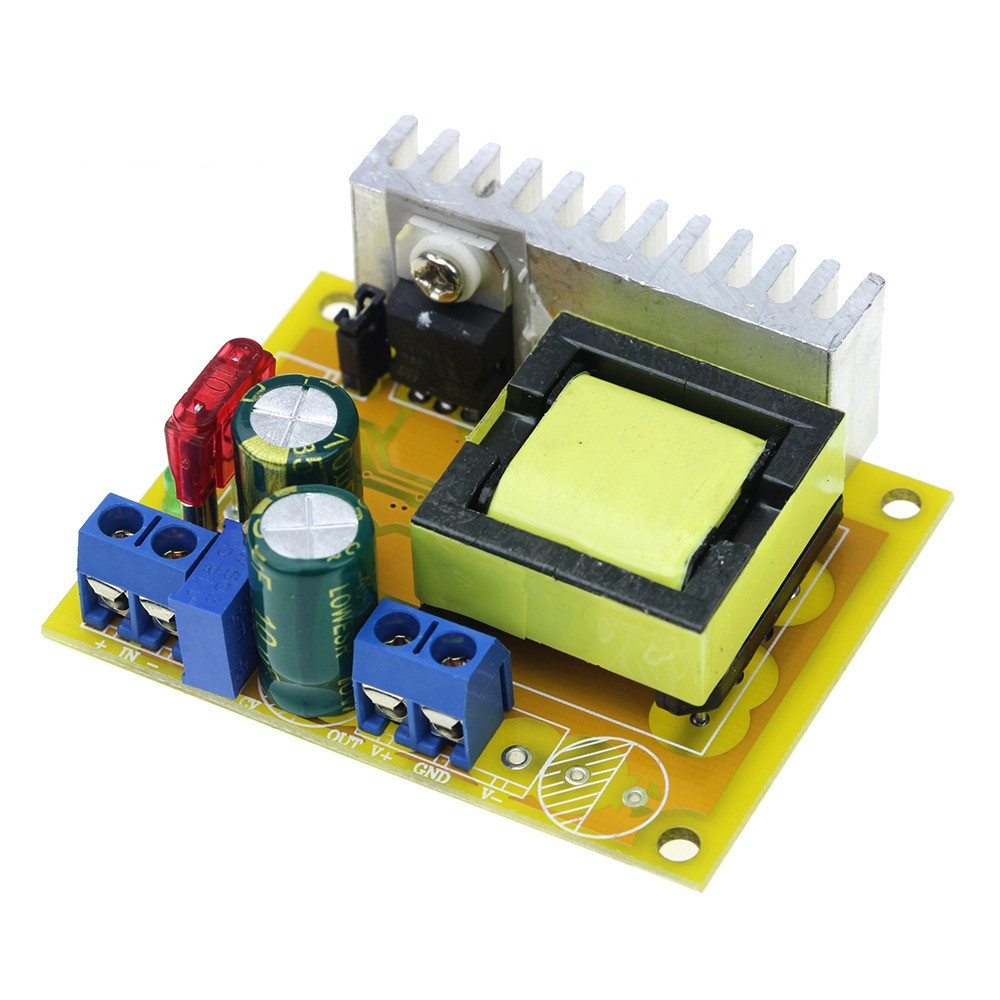 DC-DC 8-32V to ±45V-390V Step-up ZVS High Voltage Capacitor Module Charge Board