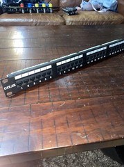 ATP 24-Port Cat5e Cat5 Network Patch Panel Used