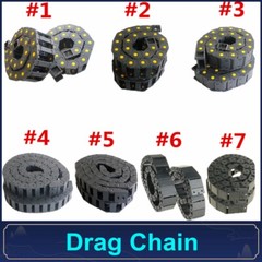 2PCS Nylon Drag Chain Cable Management Wire Carrier R28/38/55 Für 1M 2M CNC