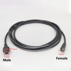Waterproof Male Female Wire 2Pin Cable Connector Electrical Power Plug Socket