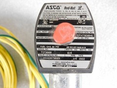 Asco Red Hat Solenoid 2 Way Valve 1/4 Inch EFHT9016H1 HV426716001