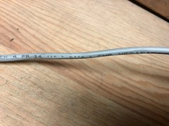 100′ Superior Essex 4 Pair, 24 AWG UTP Category 3 CMP Wire Cable