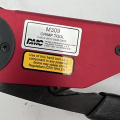 DMC M309 Crimp Tool Daniels Manufacturing w/ TP1059 Turret Head USA Made