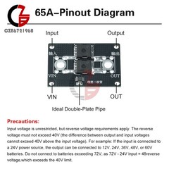 40A 65A 100A No Voltage Limit Anti Backflow Ideal Diode Module fr Solar Charging
