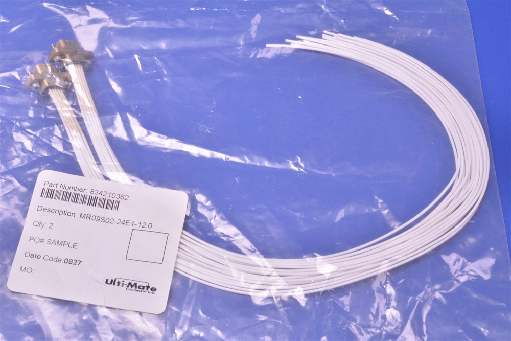 Ultimate 9-POS 12″ Pigtail Female MR09S02-24E1-12.0 P/N: 834210362 MicroD