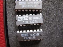 vintage HUGHES Samples Microprocessor Chip Lot of 4 – Unused