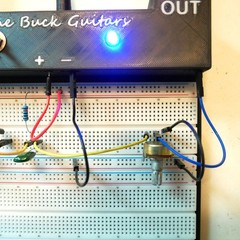 X-Large Guitar Pedal Building Breadboard True Bypass W Power supply& LPB-1 parts