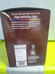 Relax HD LED Flood Light Bulb Soft White 900 Lumens 13-Watts 49525 BR40 New Open