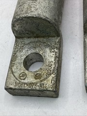 Lot Of 2 Hubbell VCEL-075-H1 1-Hole Compression Lug Terminal 500CU *dented
