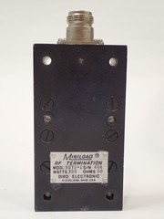 BIRD ELECTRIC 8072-1 MINILOAD RF TERMINATION 300W 50Ω RESISTOR/DUMMY LOAD TESTED