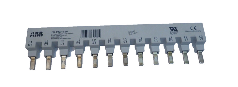 ALLEN BRADLEY PS3/12/16BP 115A/480Vac 50/60Hz 3 PHASE 12 POLE BUSBAR