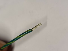 Southwire/Copperfield #18awg Tinned Copper Lead Wire UL1007 Green/Yellow /100ft