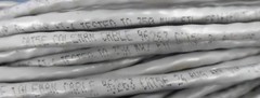 COLEMAN CAT5E CABLE 24 AWG, 4 PAIRS, CMR, APPROX 100 FT LENGTH