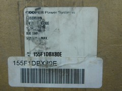Cooper Bussmann MV155F1DBX80E Current Limiting Fuse 80E Amps 15.5 kV – NEW Su…