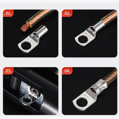 Copper Tube Terminals Terminal Battery Welding Cable Lug Ring Crimp Various Size