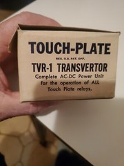 Touch-Plate Relay TVR-1 / TPS-0120 Power Supply Transverter 120V 28.5VDC NEW
