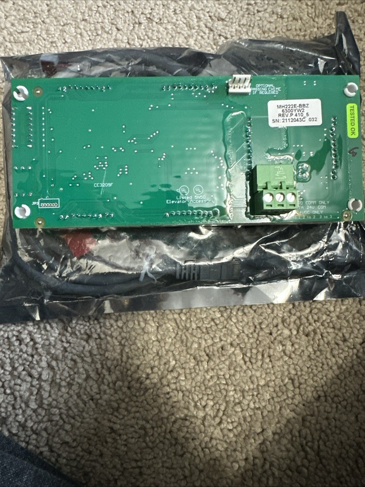 New. ELECTRINICS ELEVATOR DISPLAY ASSY MH222E-BBZ 6300YW2