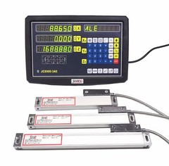 3 AXIS DIGITAL DISPLAY READOUT DRO FOR MILL LATHE MACHINE AND 3 LINEAR SCAL !