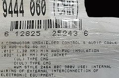 Belden 9444 20/4C Tinned Copper Audio/Control/Instrumentation Cable Gray /25ft