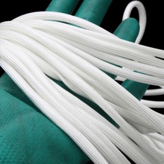 White Heat Resistant Sleeving Cable Wire High Temperature Component Lead Heat