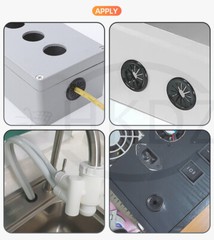 10mm -100mm PC Computer Desk Plastic Grommet Table Cable Tidy Wire Hole Cover