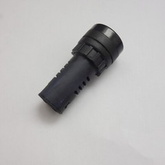 1pc 22mm Intermittent Black Buzzer 12V DC/AC 10CM/90-100DB Screw Terminal