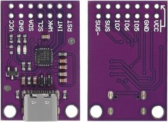 Type-c CP2112 Adapter, 2PCS CP2112 debug Board USB to I2C Communication Module..