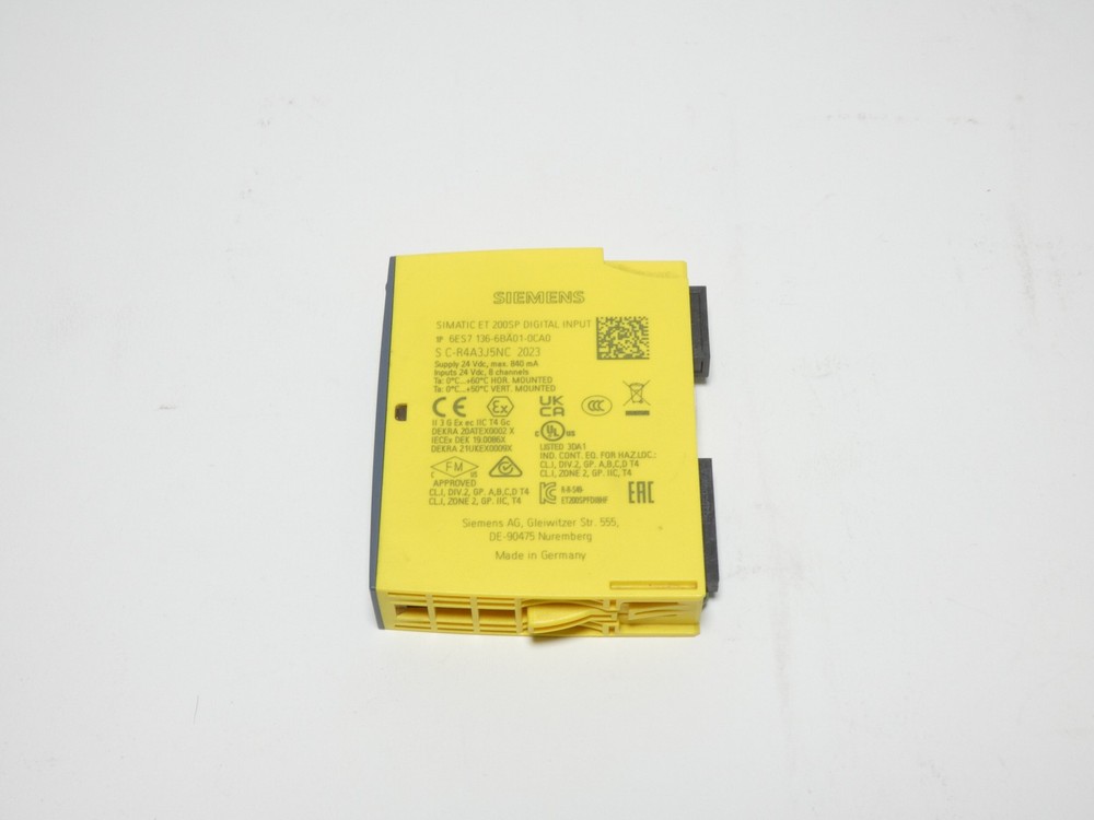 Siemens 6ES7 136-6BA01-0CA0 SIMATIC ET 200SP Digital Input Module 24VDC – NEW…