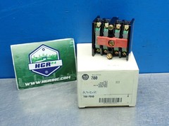 ALLEN BRADLEY 700-PB40 AUXILIARY CONTACT ADDER DECK 08250100015
