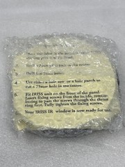 IRISS VPFR-75 Infrared 3” Viewing Window Pane, Round, New, USA Made