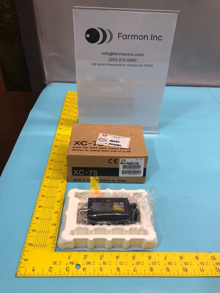LUMONICS MS0110 CAMERA, SONY XC-75 VIDEO CAMERA MODULE, CCD, N50, 182390