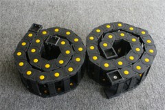2PCS Nylon Drag Chain Cable Management Wire Carrier R28/38/55 Für 1M 2M CNC