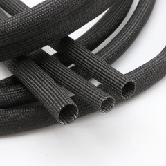 Fibreglass Fire Sleeve 600℃ HIGH TEMP Wire Cable Insulating Tube Φ1~40mm Black