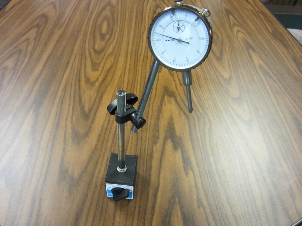 0-1″ Dial Indicator & Standard Magnetic Base,no fine adj.#301-451,#910-100- NEW
