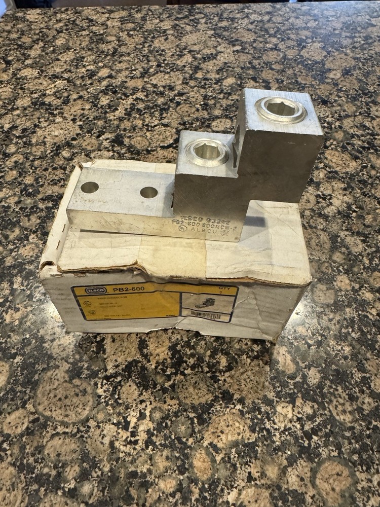PB2-600 ILSCO 600mcm Aluminum Panelboard Lug (NEW)