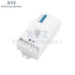 DC12-24V AC110-240V 5.8GHz Microwave Radar Sensor Body Motion HF Detector Switch