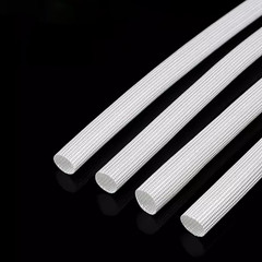 White Heat Resistant Sleeving Cable Wire HIGH TEMP Fiberglass Sleeve ID 1mm-50mm
