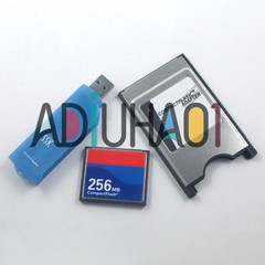 Reader 128MB/256MB/512MB/1G/2G CF Compact Flash Card+CF-PCMCIA Adapter+SSK