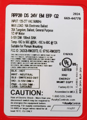 NIB! Acuity Controls Sensor Switch nLight RPP20 DS 24V EM EFP G2 Relay